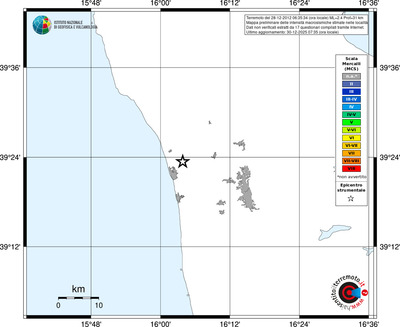 Mappa MCS - territori località