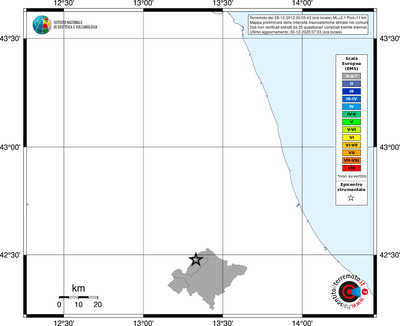 Mappa EMS - territori comuni