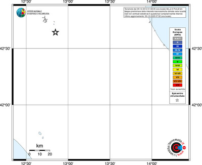 Mappa EMS - territori località