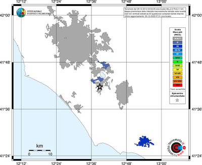Mappa MCS - territori località