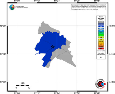 Mappa EMS - territori comuni