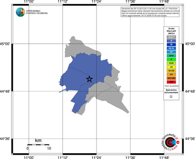 Mappa MCS - territori comuni