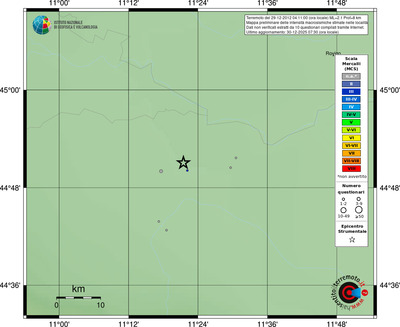 Mappa MCS - località