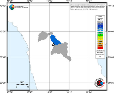 Mappa MCS - territori comuni