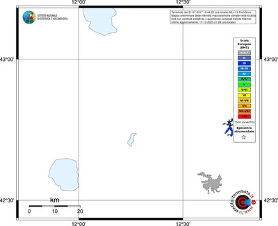 Mappa EMS - territori località