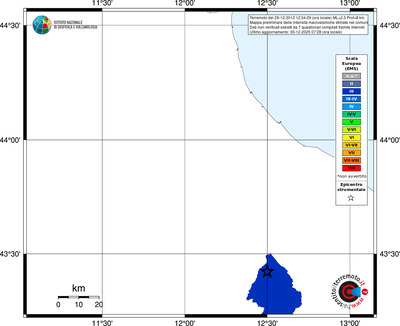 Mappa EMS - territori comuni