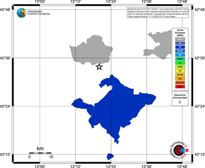 Mappa EMS - territori comuni