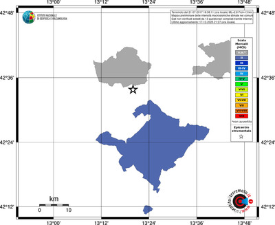 Mappa MCS - territori comuni
