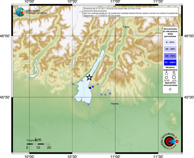 Mappa comuni con almeno 3 questionari