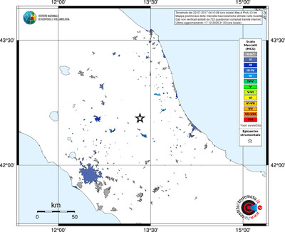 Mappa MCS - territori località