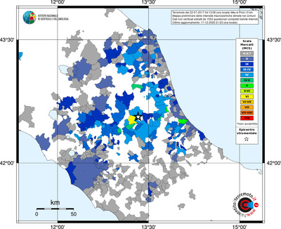 Mappa MCS - territori comuni