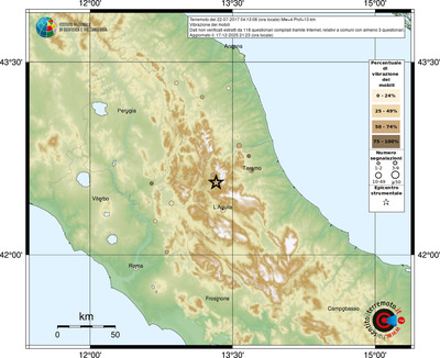 Mappa comuni con almeno 3 questionari