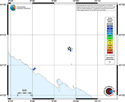 Mappa MCS - territori località