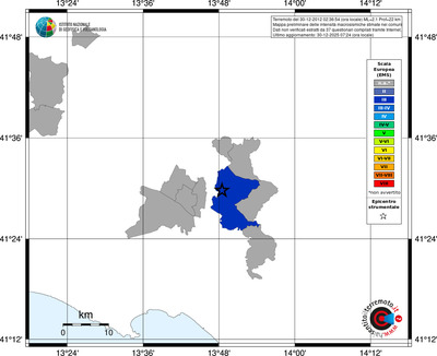 Mappa EMS - territori comuni