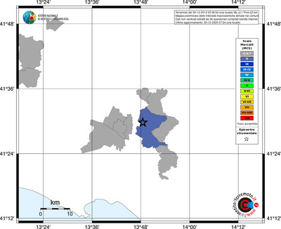 Mappa MCS - territori comuni