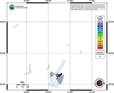 Mappa EMS - territori comuni
