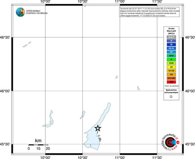 Mappa MCS - territori località