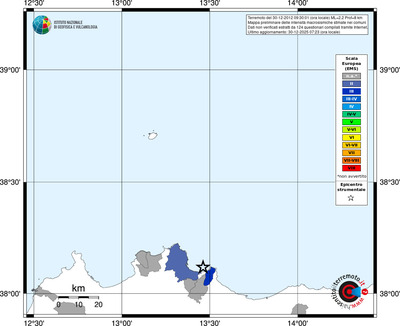Mappa EMS - territori comuni