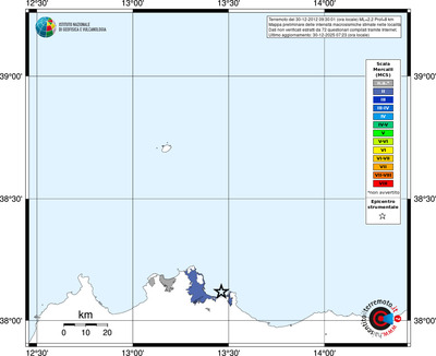 Mappa MCS - territori località