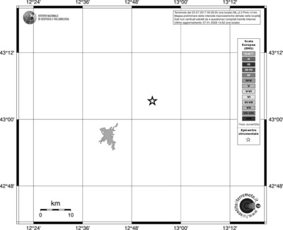 Mappa EMS - territori località