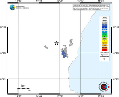 Mappa MCS - territori località