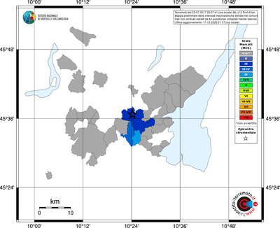 Mappa MCS - territori comuni