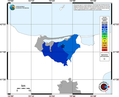 Mappa EMS - territori comuni