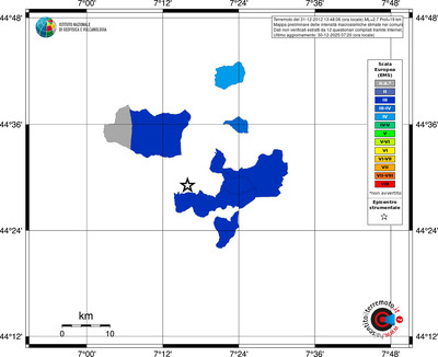 Mappa EMS - territori comuni