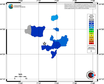 Mappa MCS - territori comuni