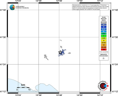Mappa MCS - territori località