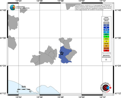 Mappa MCS - territori comuni