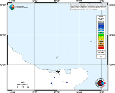 Mappa EMS - territori località