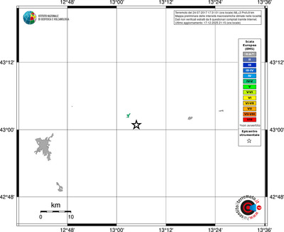 Mappa EMS - territori località