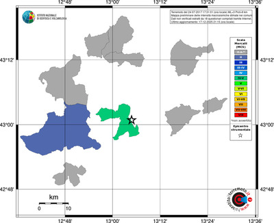 Mappa MCS - territori comuni