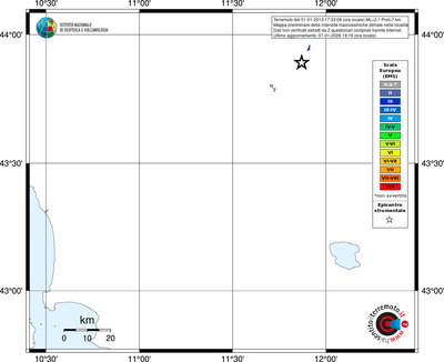 Mappa EMS - territori località
