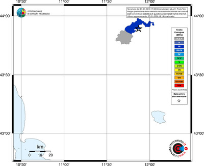 Mappa EMS - territori comuni