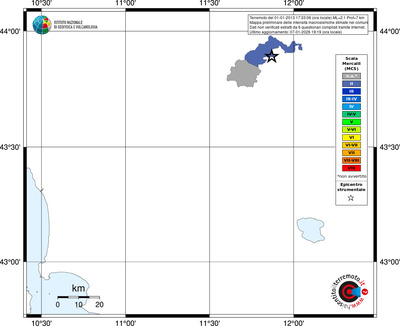 Mappa MCS - territori comuni