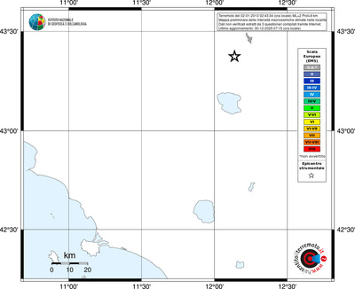 Mappa EMS - territori località