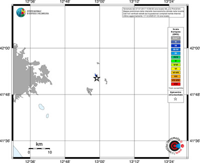 Mappa EMS - territori località