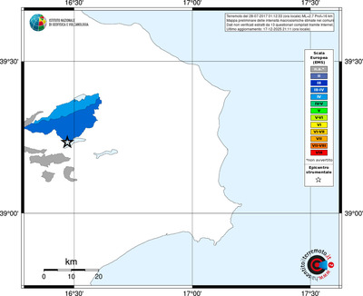 Mappa EMS - territori comuni