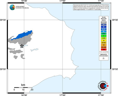 Mappa MCS - territori comuni