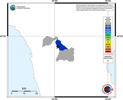 Mappa MCS - territori comuni