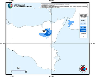 Mappa territorio comunale con almeno 3 questionari