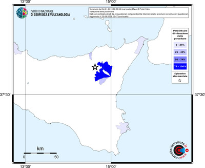 Mappa territorio comunale con almeno 3 questionari