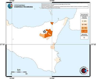 Mappa territorio comunale con almeno 3 questionari