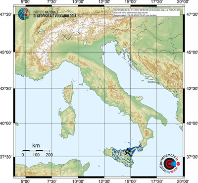 Area di invio delle email agli iscritti