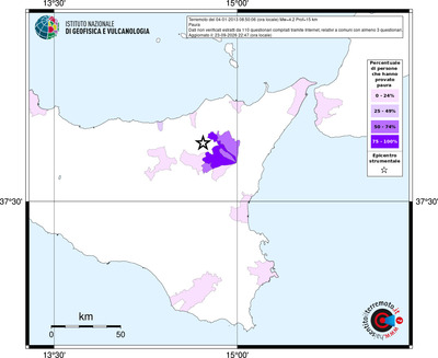 Mappa territorio comunale con almeno 3 questionari