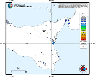 Mappa EMS - territori località