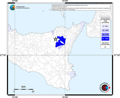 Mappa territorio comunale con almeno 3 questionari