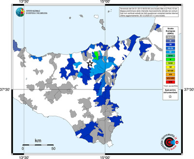 Mappa EMS - territori comuni